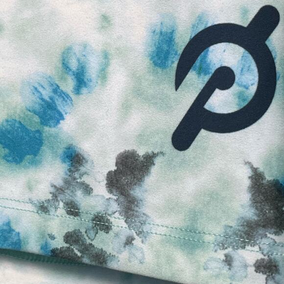 Peloton Diamond Tie Dye High Waisted Bike Short Medium - Picture 3 of 4